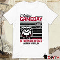 Georgia Bulldogs College GameDay Between The Hedges Live From Athens GA Sanford Stadium t-shirt