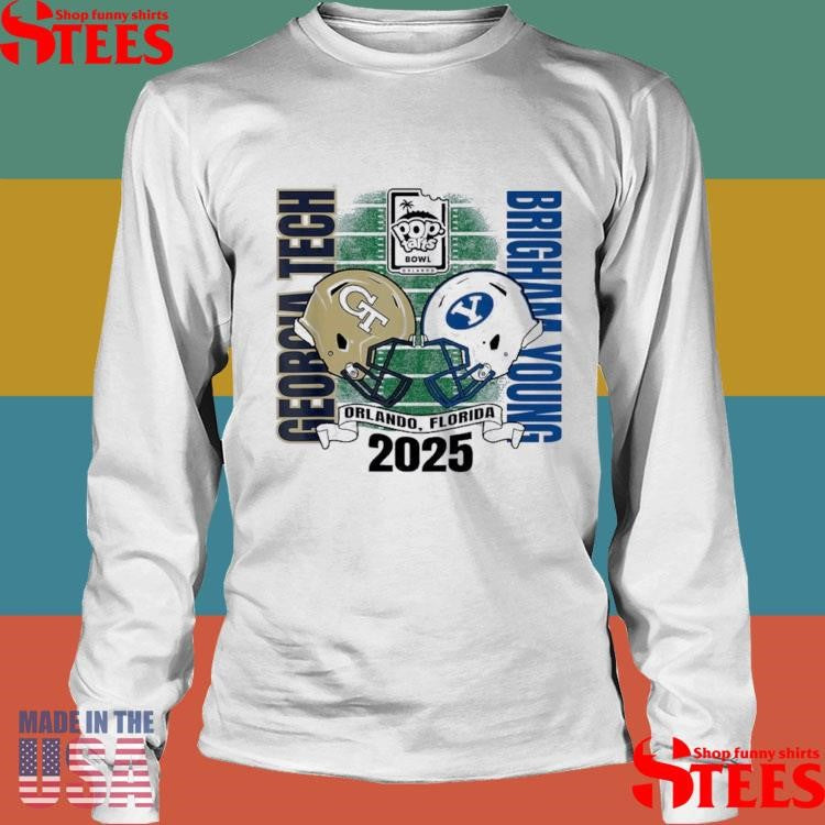 Georgia tech yellow jackets vs byu cougars poptarts bowl 25 T-shirt