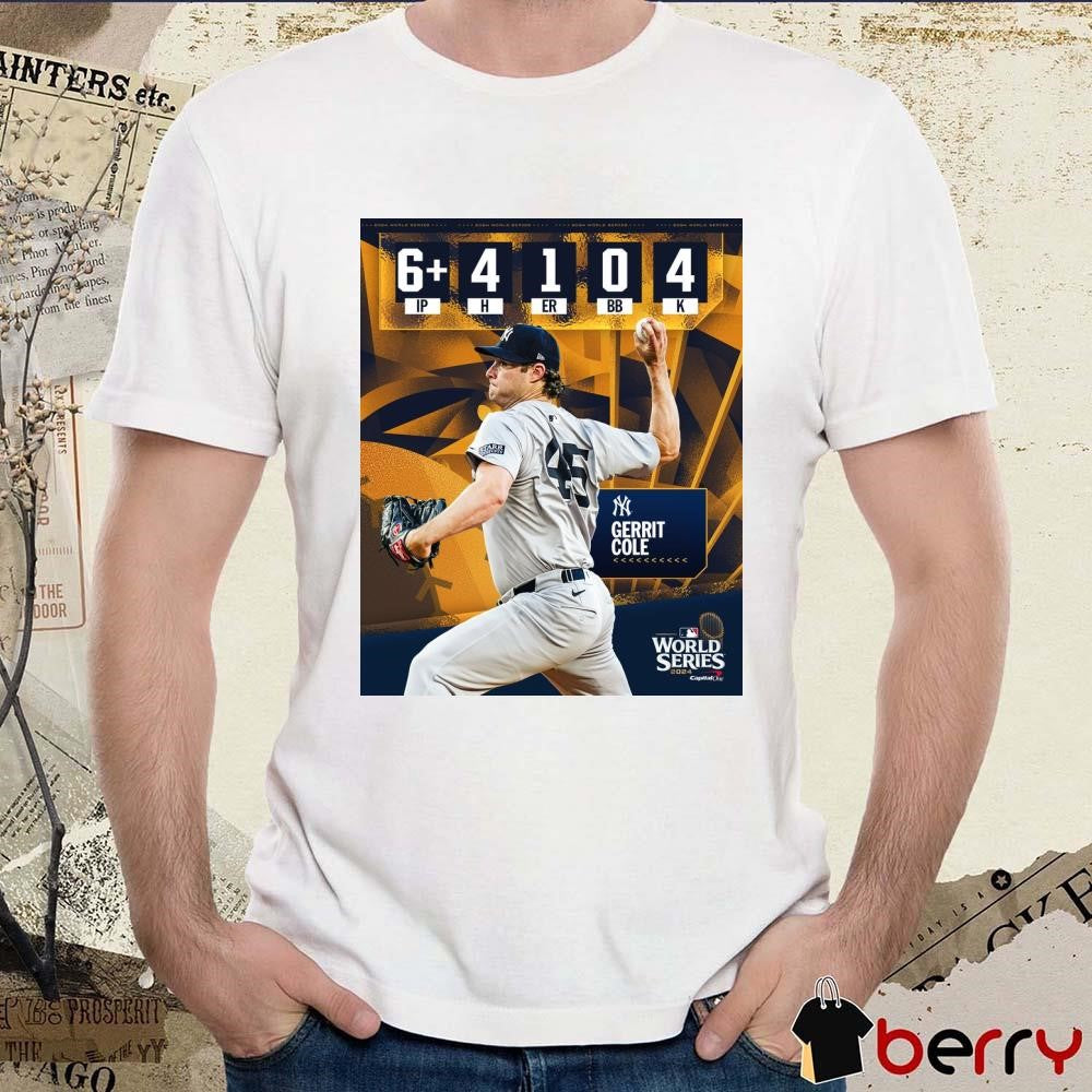 Gerrit Cole New York Yankees MLB Delivered A Quality Start In His First World Series 2024 Poster t-shirt