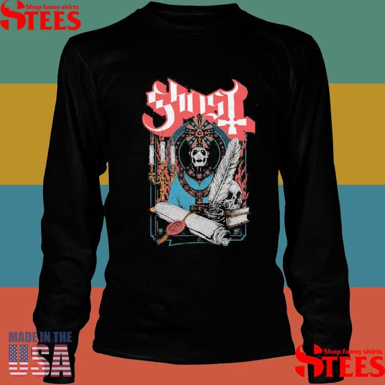 Ghost Scroll And Seal Vintage Shirts