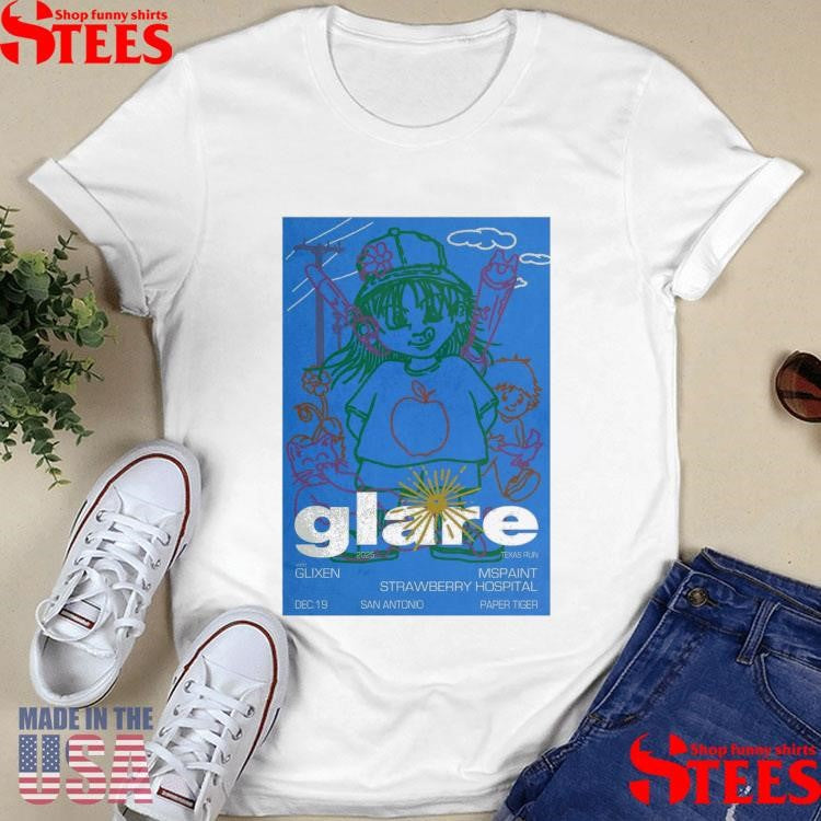 Glare December 19 2025 Paper Tiger San Antonio Tx T-shirt