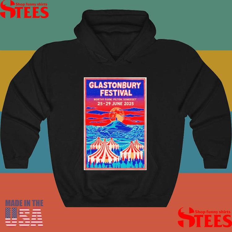 Glastonbury Festival June 25-29 2025 Worthy Farm In Pilton Somerset T-shirt