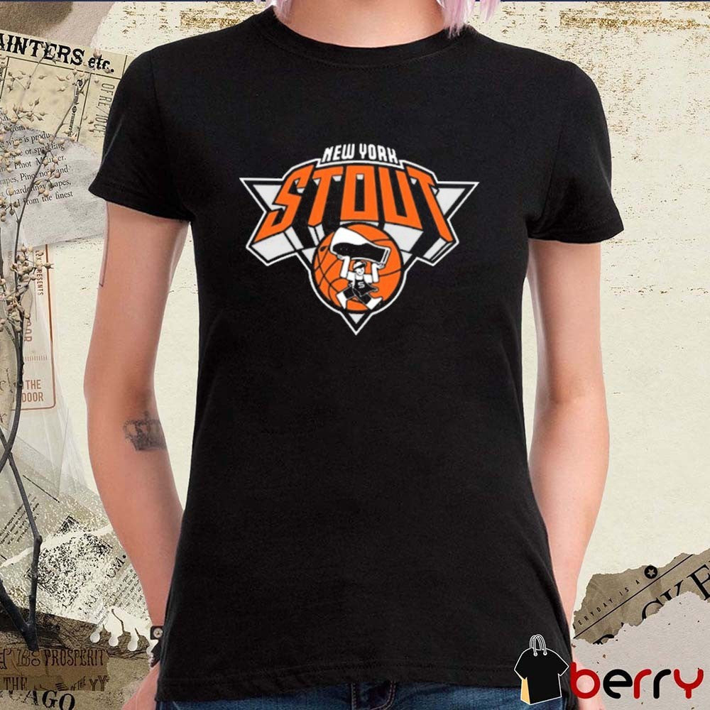 Glenn Howerton Wearing Blue And Orange Basketball New York Stout t-shirt