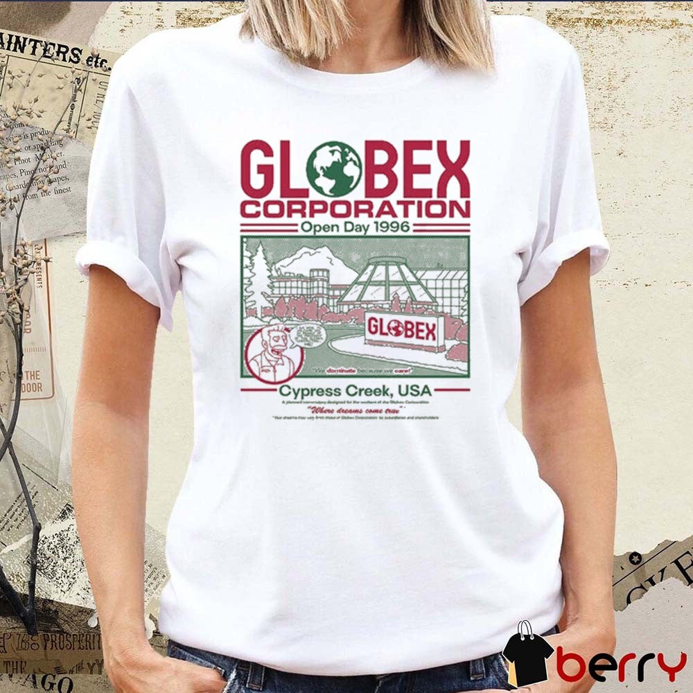 Globex Corporation Open Day 1996 Cypress Creek USA t-shirt