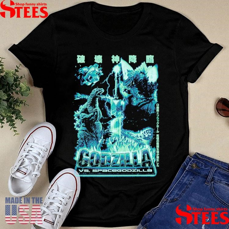 Godzilla Vs Spacegodzilla Battle T-shirt