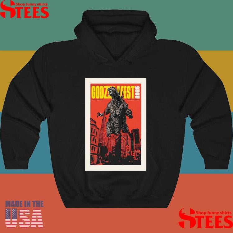 Godzillafest The Balboa Theater San Francisco, Ca July 18-20 2025 Tour T-shirt