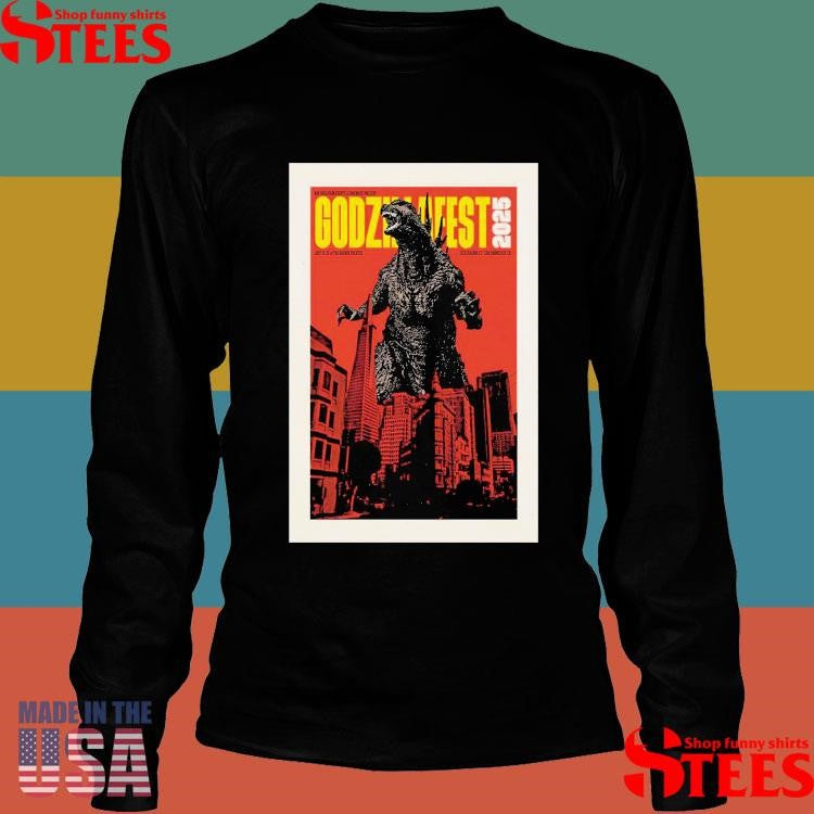Godzillafest The Balboa Theater San Francisco, Ca July 18-20 2025 Tour T-shirt