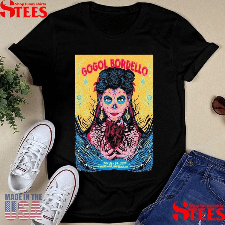 Gogol Bordello Warped Tour Long Beach Ca July 26 27 2025 T-Shirts
