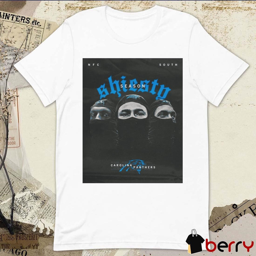 Goin’ Shiesty Season in all-black Big growl Carolina Panthers Poster t-shirt
