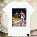Golden State Warriors vs. Boston Celtics Warriors Beat The Celtics Poster t-shirt