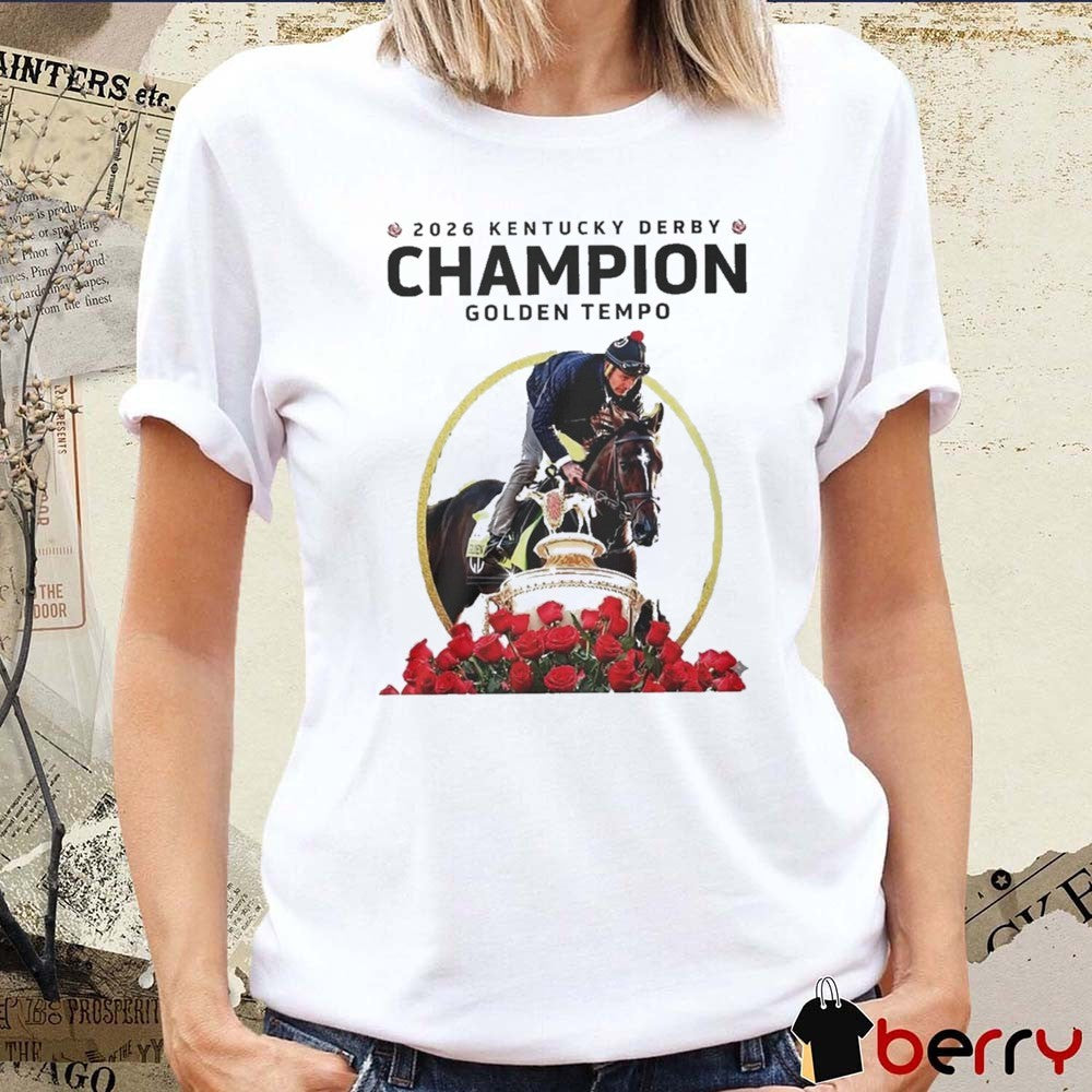 Golden Tempo Kentucky Derby Champion 2026 Run For Roses t-shirt