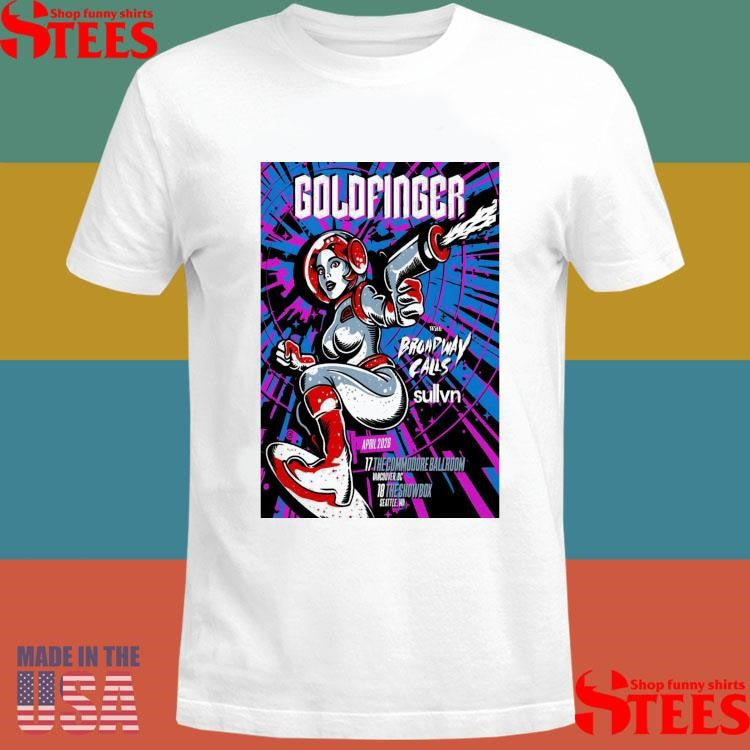Goldfinger April 2026 Shows T-shirt