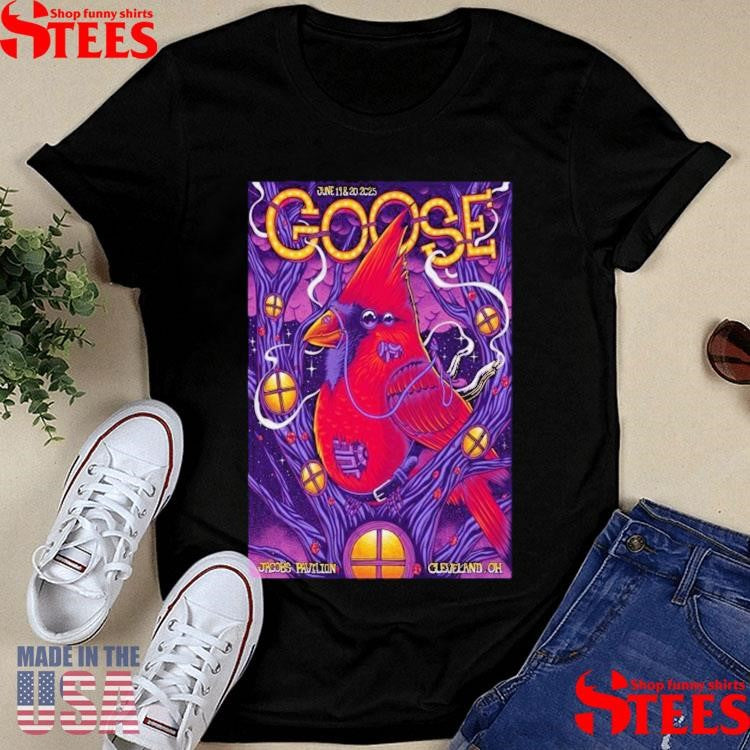 Goose At Jacobs Pavilion Cleveland Oh On June 19-20 2025 T-shirt