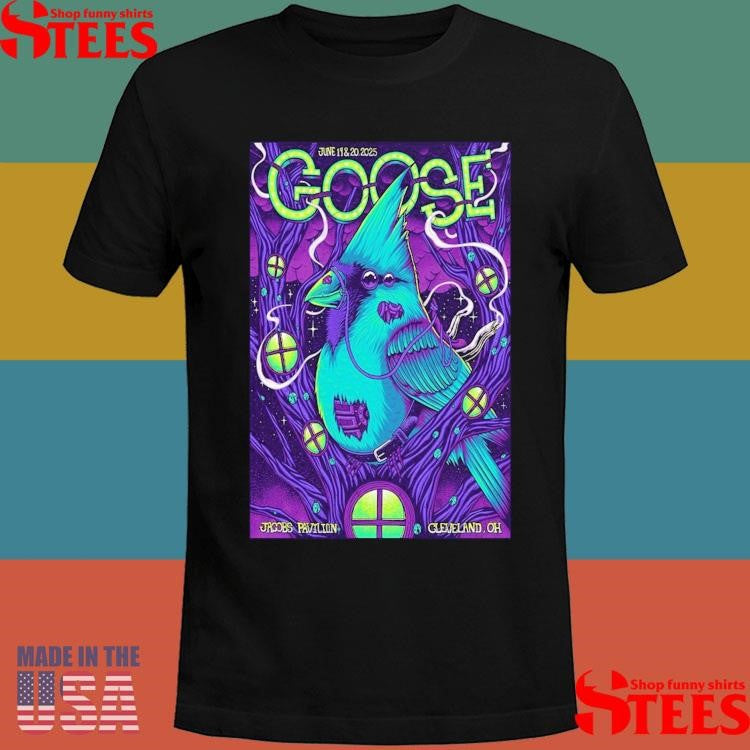 Goose Cleveland Oh Jacobs Pavilion June 19-20 2025 T-shirt