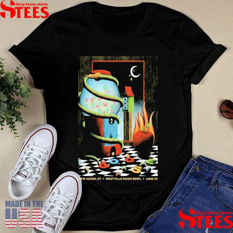 Goose June 29 2025 Westville Music Bowl New Haven Ct Poster T-shirt