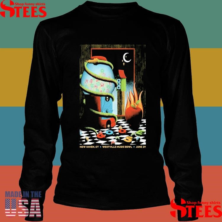 Goose June 29 2025 Westville Music Bowl New Haven Ct Poster T-shirt