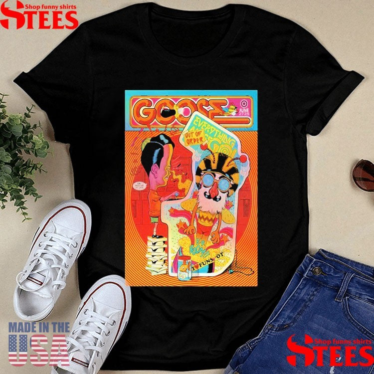 Goose Show June 27 2025 Bank Of New Hampshire Pavilion Gilford, T-shirt