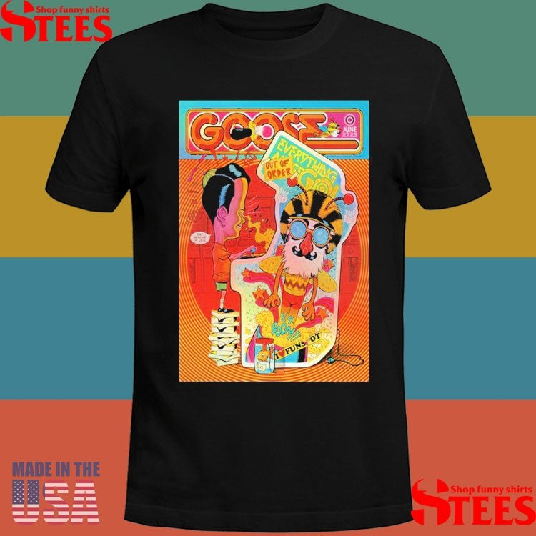 Goose Show June 27 2025 Bank Of New Hampshire Pavilion Gilford, T-shirt