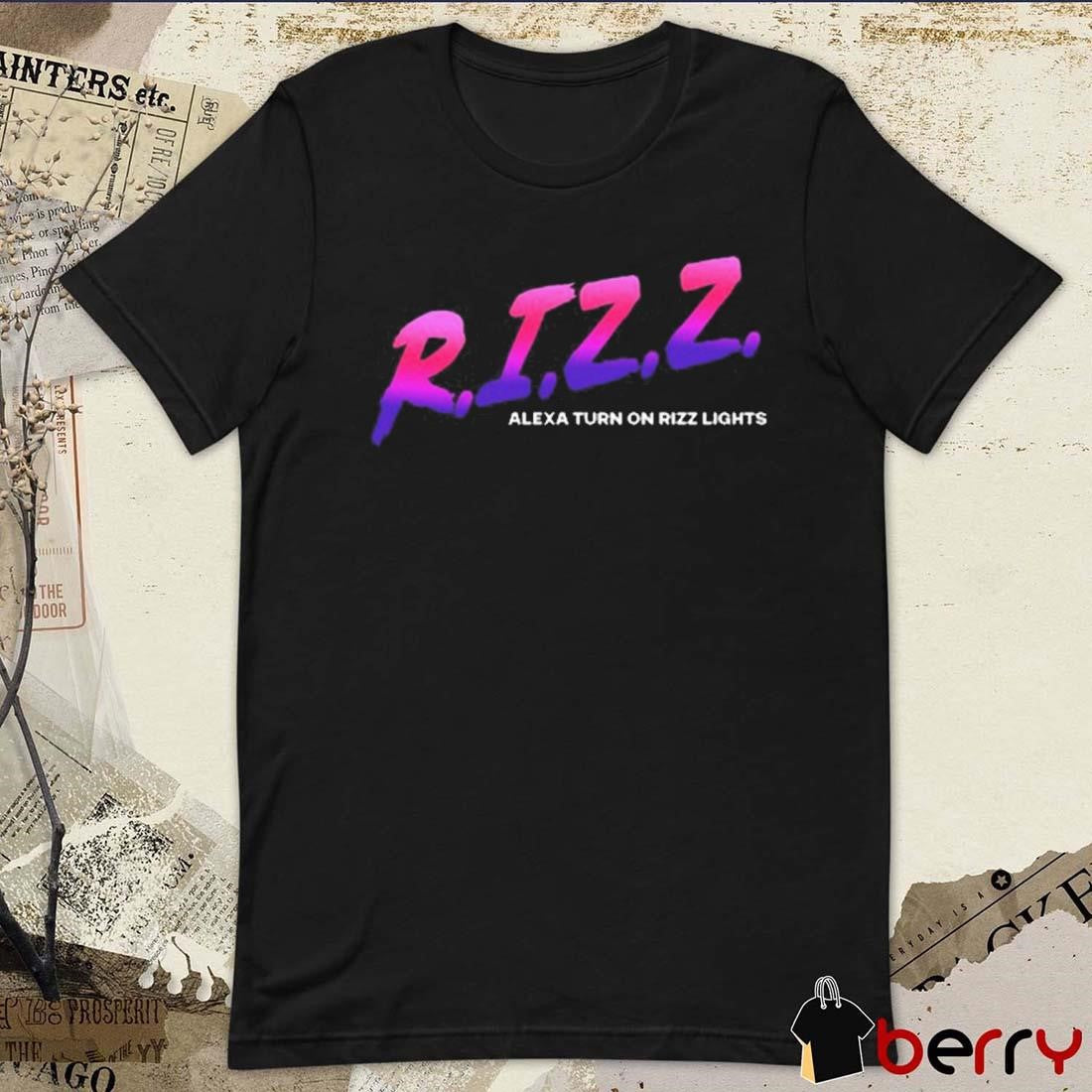 Goose Wayne Rizz Alexa Turn On Rizz Lights t-shirt