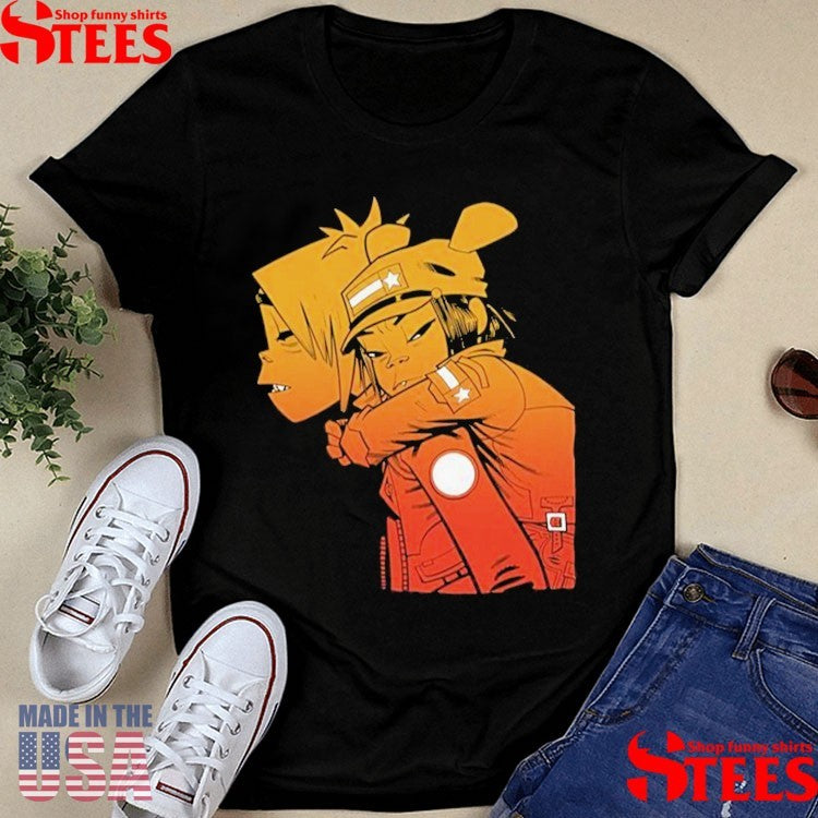Gorillaz Sunset Piggyback T-shirt