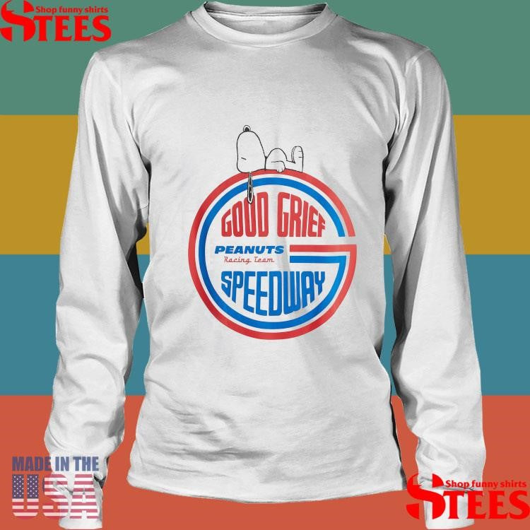 Goud Grief Peanuts Racing Team Speedway Shirts