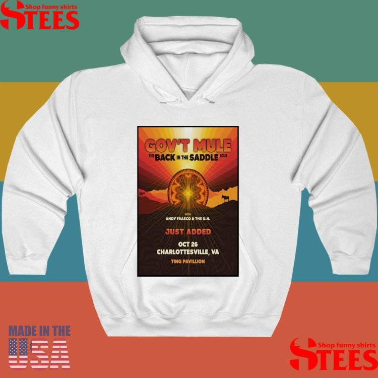 Gov’t Mule Tour Poster Ting Pavilion Charlottesville Va Oct 26 2025 T-shirts