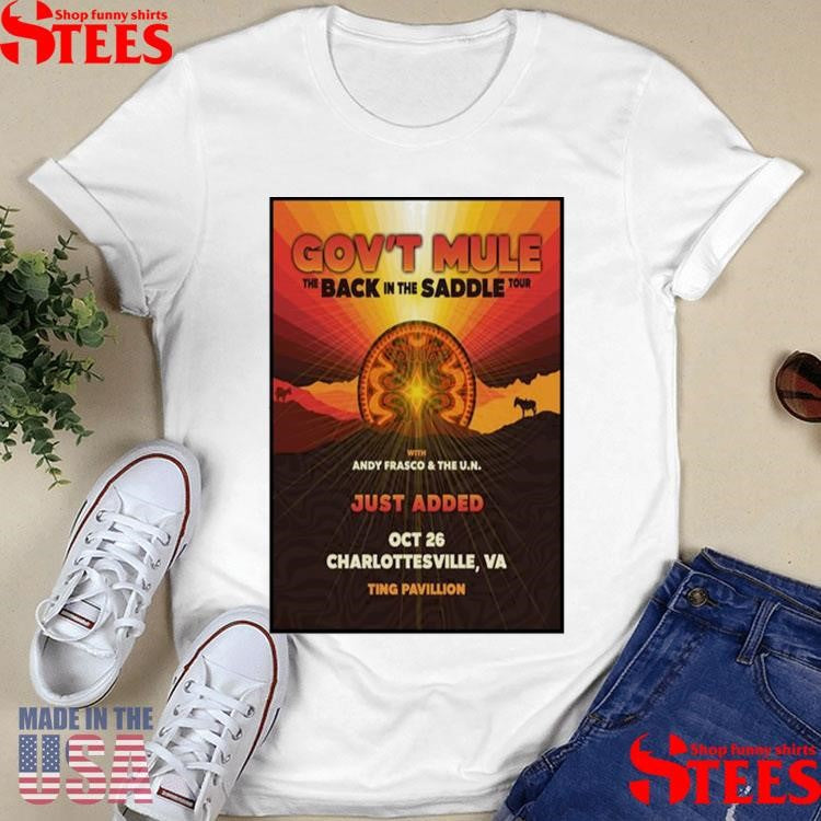 Gov’t Mule Tour Poster Ting Pavilion Charlottesville Va Oct 26 2025 T-shirts
