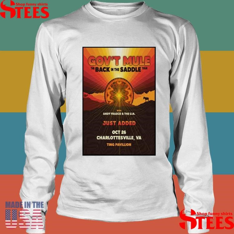 Gov’t Mule Tour Poster Ting Pavilion Charlottesville Va Oct 26 2025 T-shirts