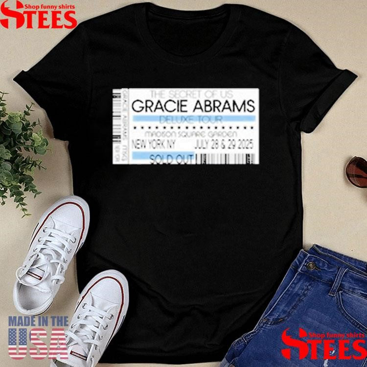Gracie Abrams New York July 28 + 29, 2025 T-shirts