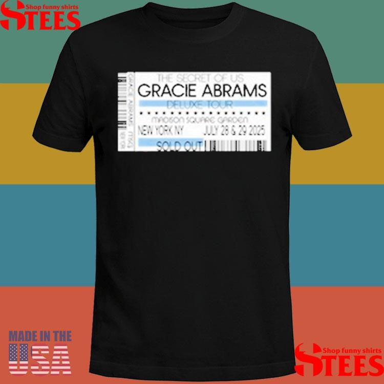 Gracie Abrams New York July 28 + 29, 2025 T-shirts
