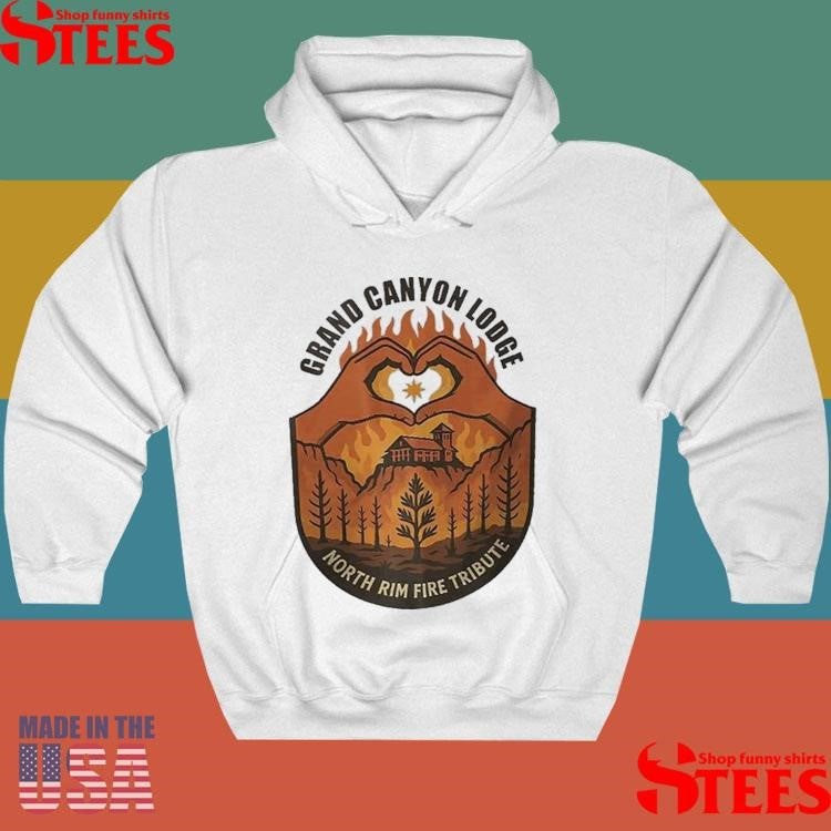 Grand Canyon Lodge North Rim Fire Tribute T-shirts