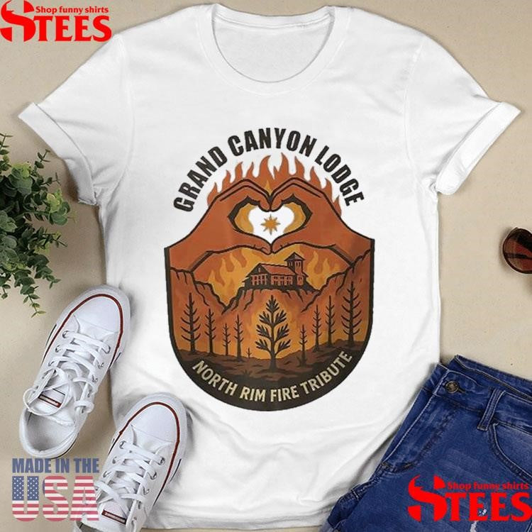 Grand Canyon Lodge North Rim Fire Tribute T-shirts