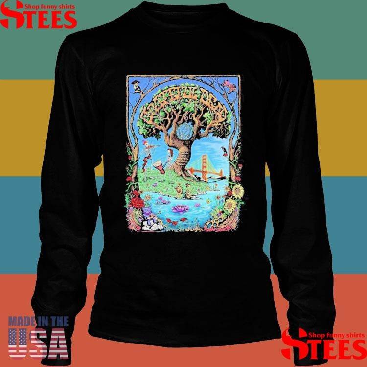 Grateful Dead 60 Years Of Dead Celebration 2025 The Old Oak Tree Art T-shirt