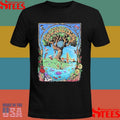Grateful Dead 60 Years Of Dead Celebration 2025 The Old Oak Tree Art T-shirt