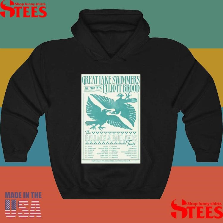 Great Lake Swimmers Elliott Brood The Ballads And Badlands 2025 Tour Shirts