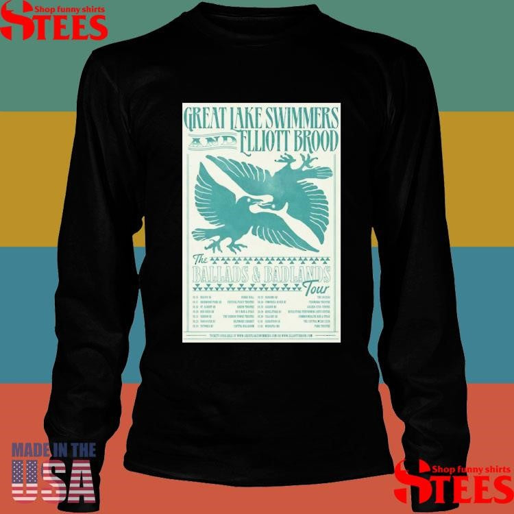 Great Lake Swimmers Elliott Brood The Ballads And Badlands 2025 Tour Shirts
