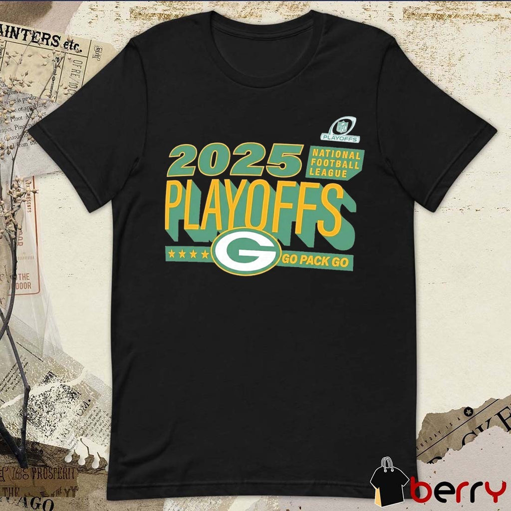 Green Bay Packers 2025 National Football League Playoffs Ready Go Pack Go t-shirt