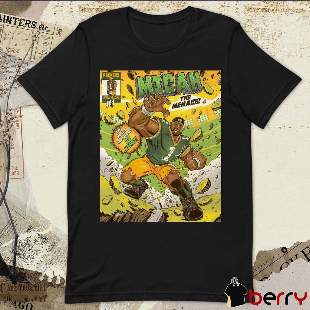 Green Bay Packers Micah Parsons Micah the Menace The World’s Most Feared QB Magnet Poster t-shirt