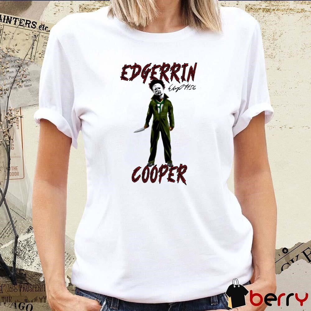 Green Bay Packers NFL Edgerrin Cooper #56 Signature Halloween Michael Myers t-shirt