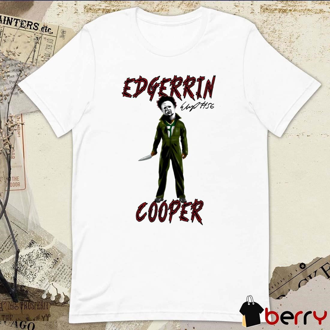 Green Bay Packers NFL Edgerrin Cooper #56 Signature Halloween Michael Myers t-shirt