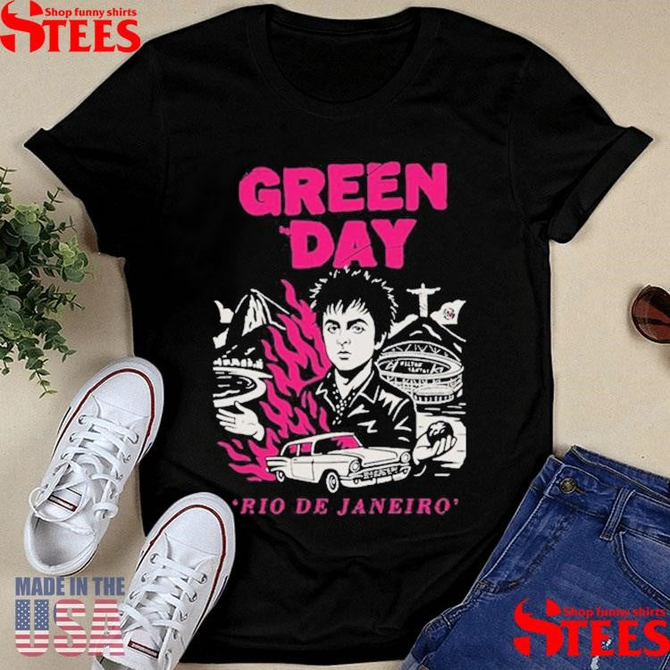 Green Day 2025 Brasil Rio De Janeiro Shirts