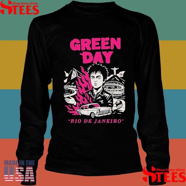 Green Day 2025 Brasil Rio De Janeiro Shirts