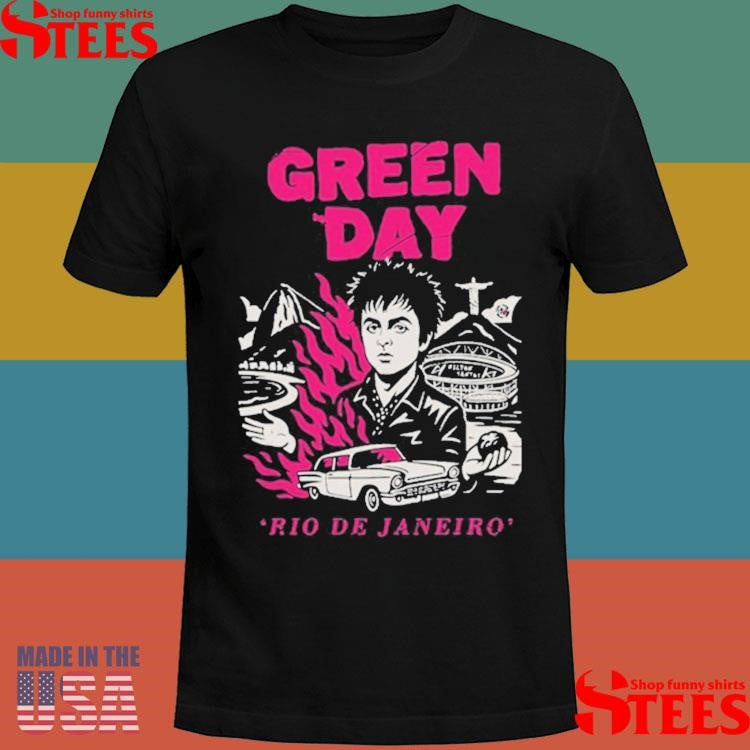 Green Day 2025 Brasil Rio De Janeiro Shirts
