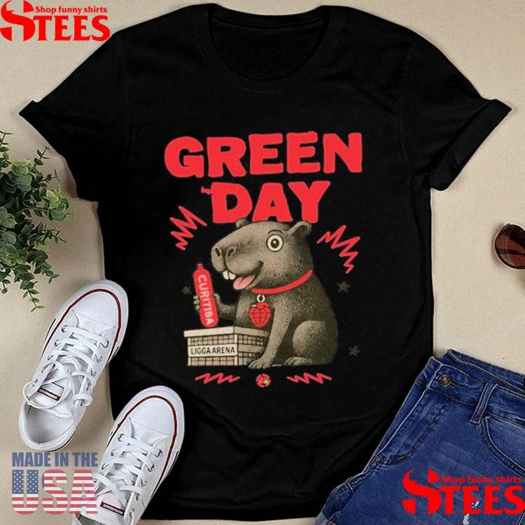 Green Day 2025 Green Day Brasil Curitiba Shirts