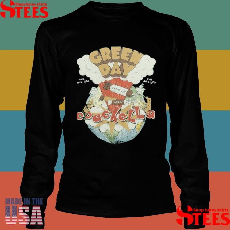 Green Day Apr 11th & Apr 20th Indio, Ca Coachella 2025 Shirts