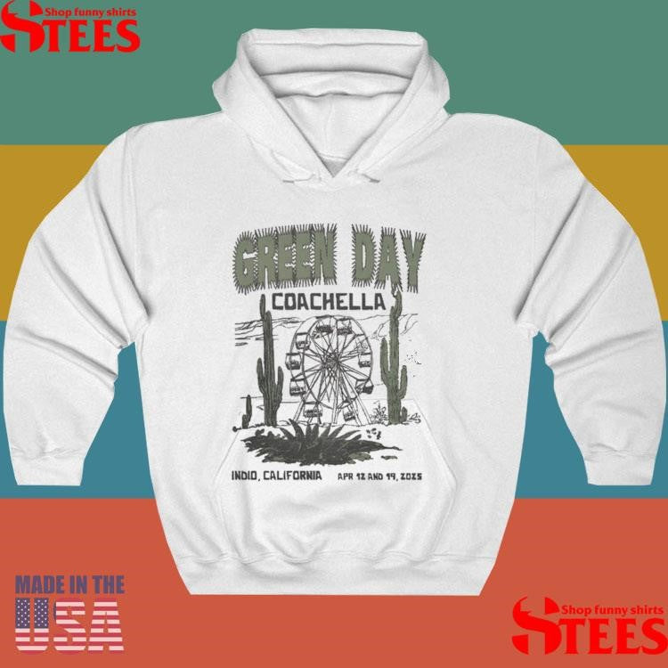 Green Day Coachella Indio, California April 12 + 19, 2025 Shirts