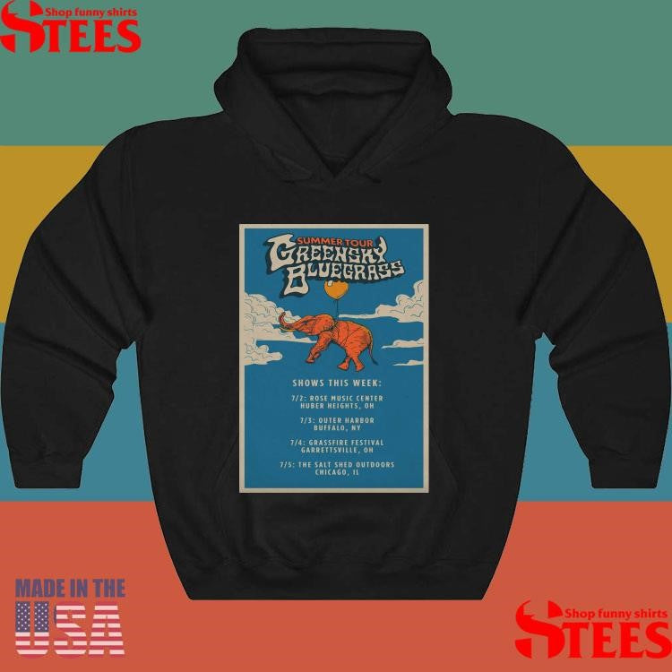 Greensky Bluegrass Summer July 2025 Shows T-shirt