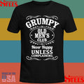 Grumpy Old Men’s Club Never Happy Unless Complaining T-shirt