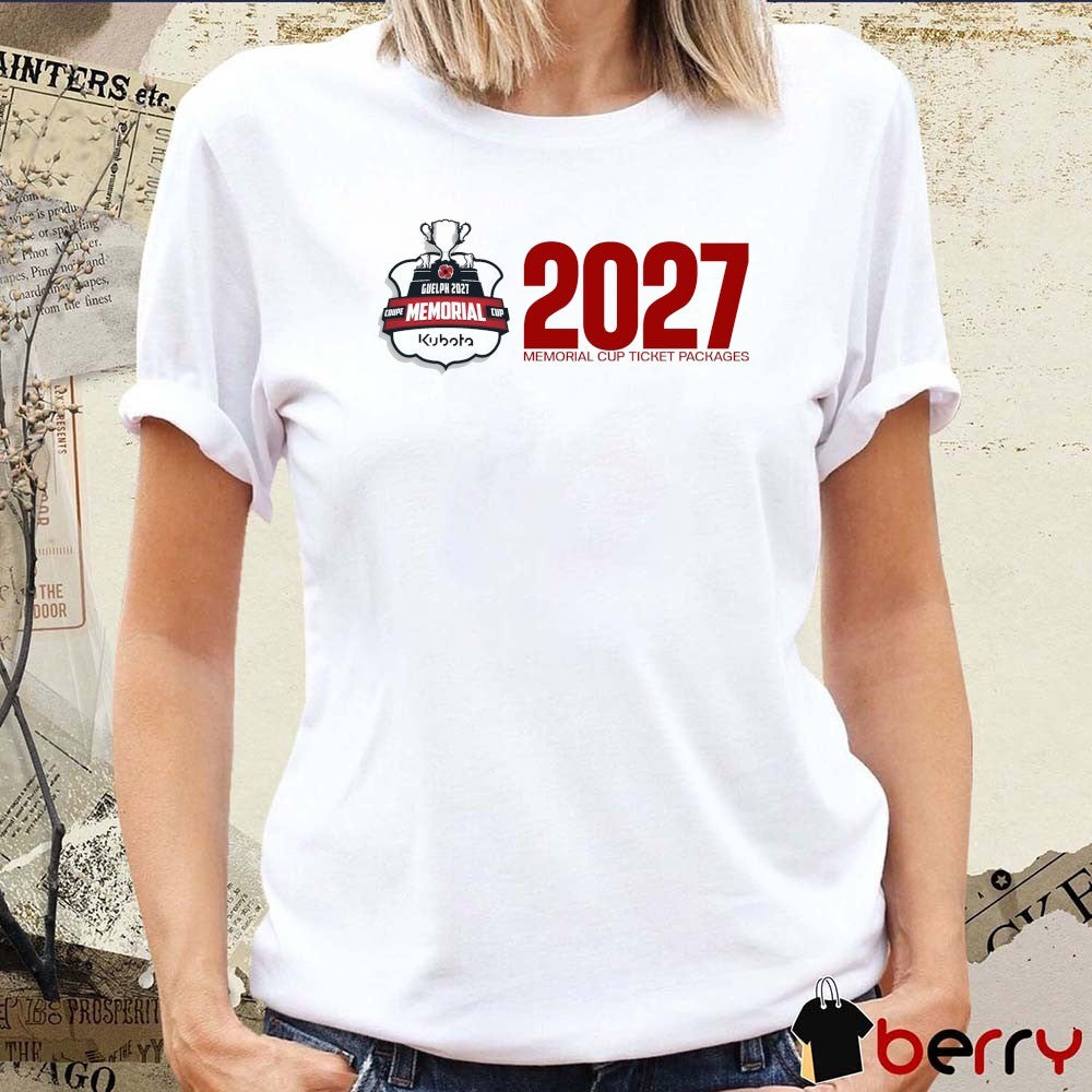Guelph Storm of the Ontario Hockey League 2027 Memorial Cup t-shirt