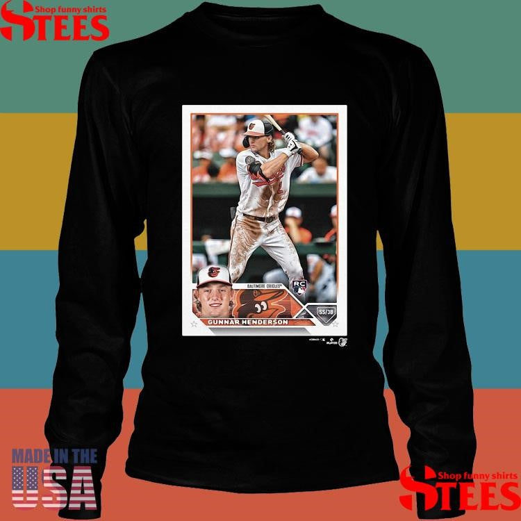 Gunnar Henderson Baltimore Orioles 2023 Topps Baseball Card Player Shirts